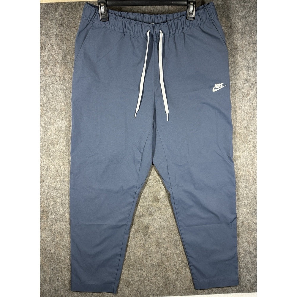 Nike Sportswear Club Woven Tapered Pants Mens XL Blue DX0623-491